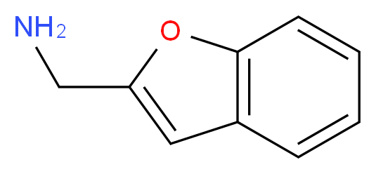 1-benzofuran-2-ylmethanamine_分子结构_CAS_37798-05-3