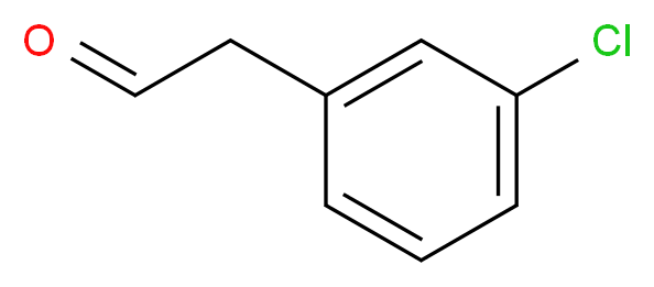 2-(3-chlorophenyl)acetaldehyde_分子结构_CAS_41904-40-9