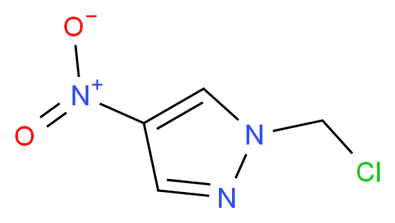 1-(Chloromethyl)-4-nitro-1H-pyrazole_分子结构_CAS_)