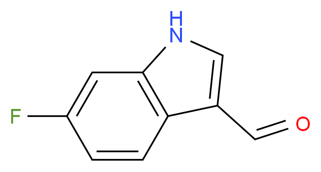 6-fluoro-1H-indole-3-carbaldehyde_分子结构_CAS_)