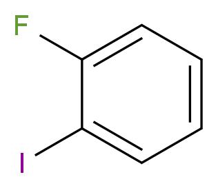 1-fluoro-2-iodobenzene_分子结构_CAS_348-52-7