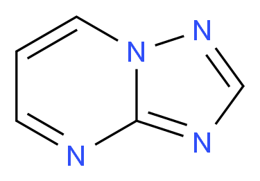 1,2,4-三唑并[1,5-a]嘧啶_分子结构_CAS_275-02-5)