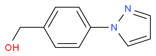 4-(1H-Pyrazol-1-yl)benzyl alcohol_分子结构_CAS_143426-49-7)