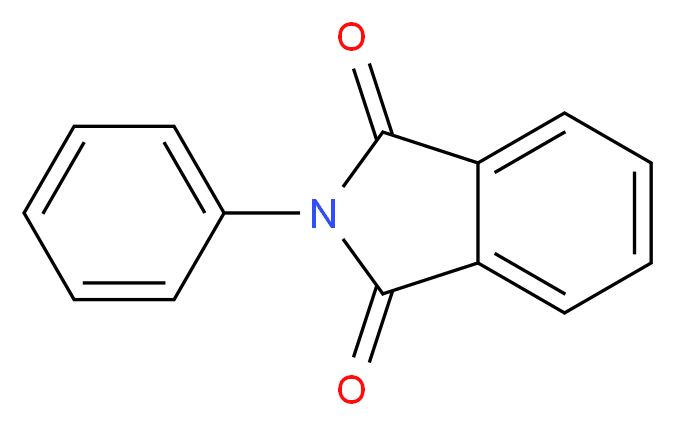 2-phenyl-2,3-dihydro-1H-isoindole-1,3-dione_分子结构_CAS_520-03-6