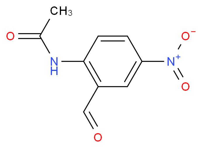 N-(2-FORMYL-4-NITROPHENYL)ACETAMIDE_分子结构_CAS_91538-60-2)