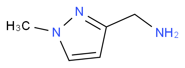 (1-methyl-1H-pyrazol-3-yl)methylamine_分子结构_CAS_612511-81-6)