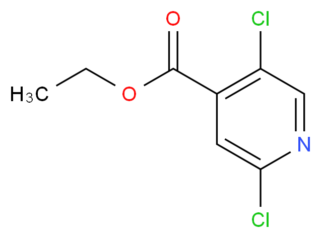 Ethyl 2,5-dichloroisonicotinate_分子结构_CAS_603122-76-5)