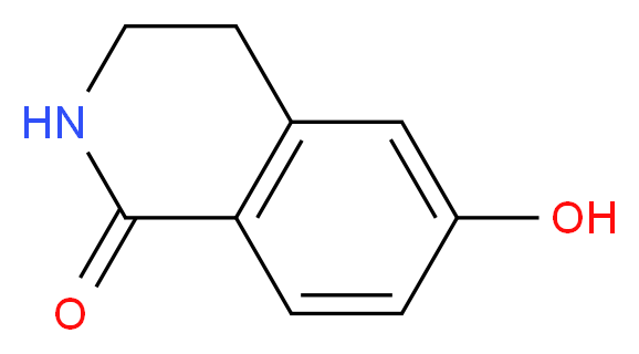 6-Hydroxy-3,4-dihydroisoquinolin-1(2H)-one_分子结构_CAS_22245-98-3)