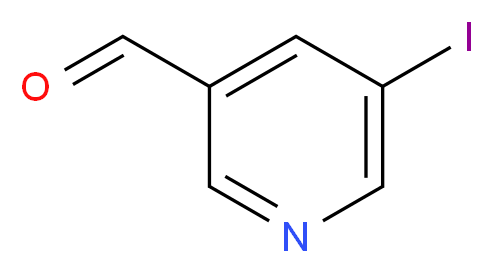 5-iodopyridine-3-carbaldehyde_分子结构_CAS_879326-76-8