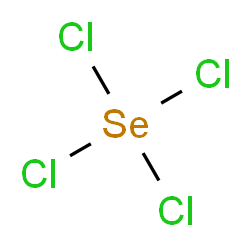 tetrachloro-λ<sup>4</sup>-selane_分子结构_CAS_10026-03-6