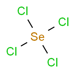 SELENIUM TETRACHLORIDE_分子结构_CAS_10026-03-6)