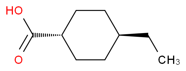 rel-(1r,4s)-4-ethylcyclohexane-1-carboxylic acid_分子结构_CAS_6833-47-2