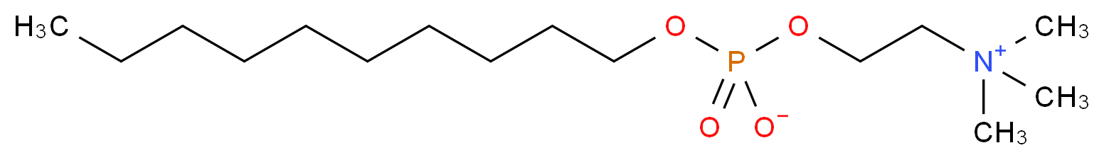 decyl 2-(trimethylazaniumyl)ethyl phosphate_分子结构_CAS_70504-28-8