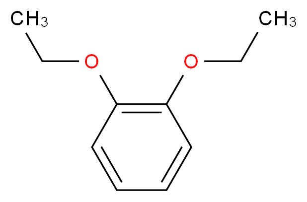 1,2-二乙氧基苯_分子结构_CAS_2050-46-6)