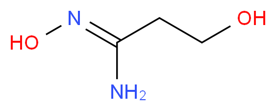 (1Z)-N',3-Dihydroxypropanimidamide_分子结构_CAS_53370-50-6)