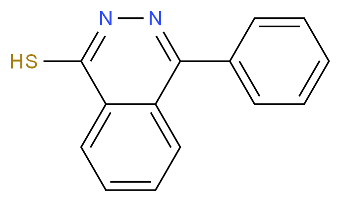 4-Phenyl-phthalazine-1-thiol_分子结构_CAS_35392-60-0)