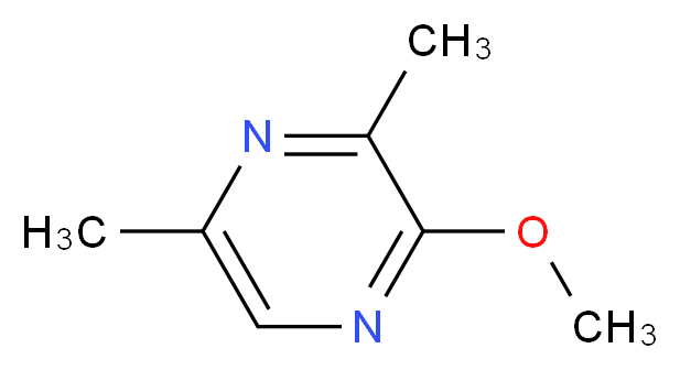 2-Methoxy-3,5-dimethylpyrazine_分子结构_CAS_92508-08-2)