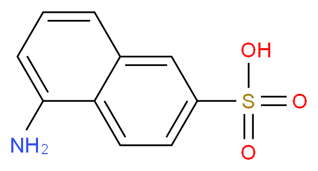 1-NAPHTHAYLAMINE-6-SULFONIC ACID_分子结构_CAS_119-79-9)