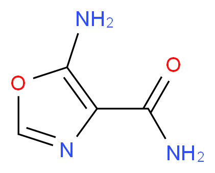 5-aminooxazole-4-carboxamide_分子结构_CAS_30380-27-9)