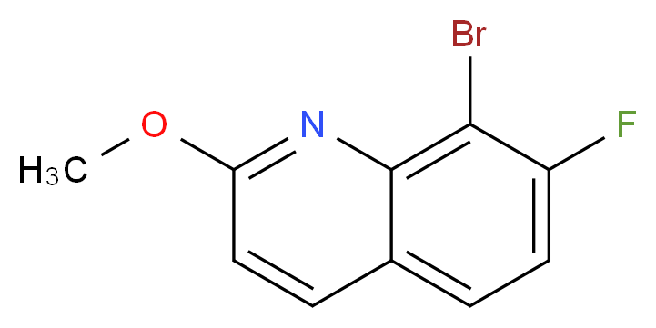 8-Bromo-7-fluoro-2-methoxyquinoline_分子结构_CAS_1001322-87-7)