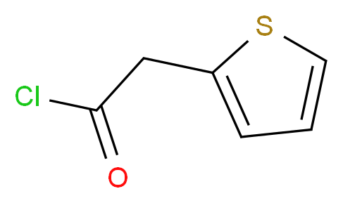 (Thien-2-yl)acetyl chloride_分子结构_CAS_39098-97-0)