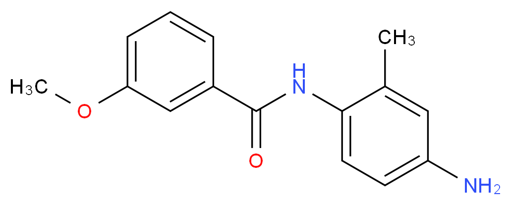 N-(4-Amino-2-methylphenyl)-3-methoxybenzamide_分子结构_CAS_)