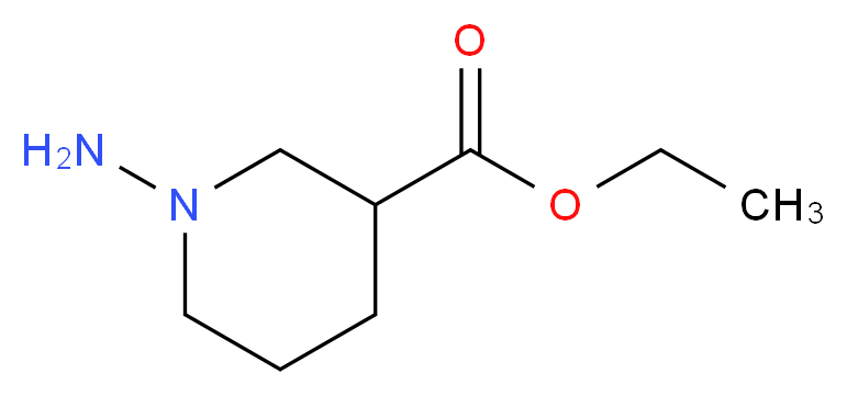 ethyl 1-aminopiperidine-3-carboxylate_分子结构_CAS_938458-88-9)