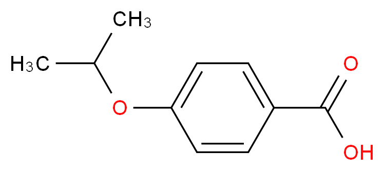 4-(propan-2-yloxy)benzoic acid_分子结构_CAS_13205-46-4