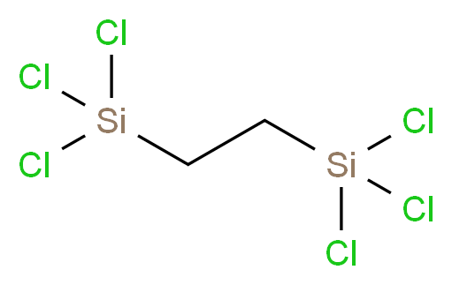 trichloro[2-(trichlorosilyl)ethyl]silane_分子结构_CAS_2504-64-5