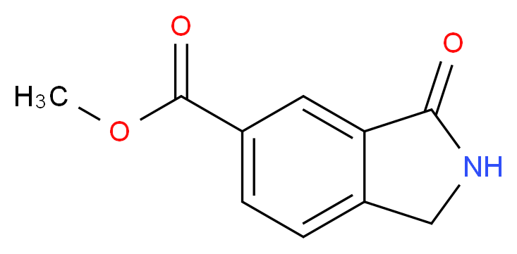 3-OXO-2,3-DIHYDRO-1H-ISOINDOLE-5-CARBOXYLIC ACID METHYL ESTER_分子结构_CAS_954239-52-2)