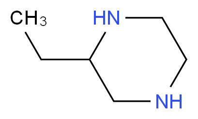 2-Ethylpiperazine_分子结构_CAS_)