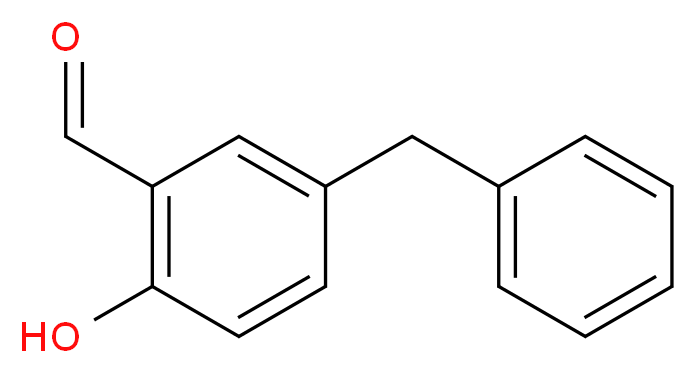 5-benzyl-2-hydroxybenzaldehyde_分子结构_CAS_)