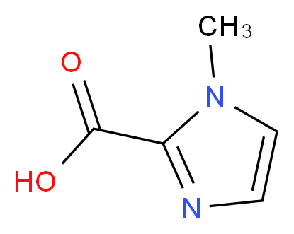 1-methyl-1H-imidazole-2-carboxylic acid_分子结构_CAS_20485-43-2