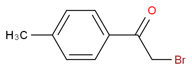 2-Bromo-1-(p-tolyl)ethanone_分子结构_CAS_619-41-0)