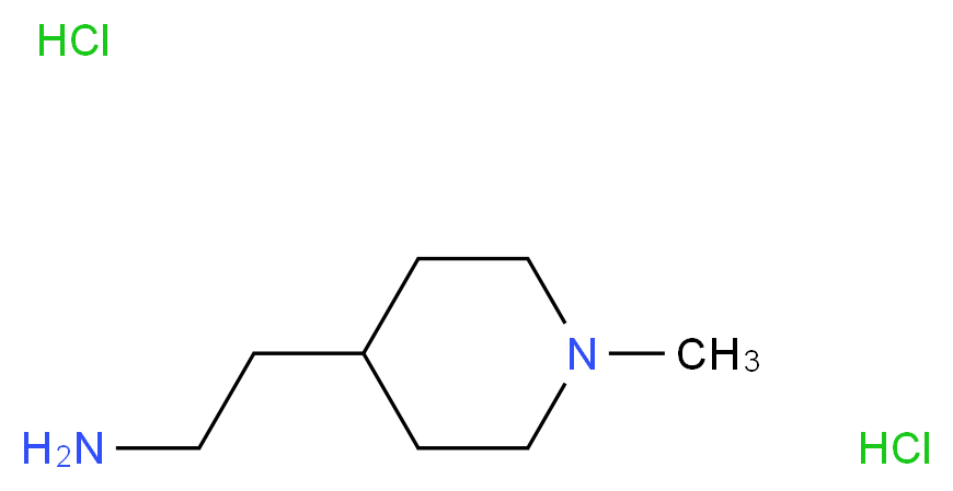 [2-(1-Methylpiperidin-4-yl)ethyl]amine dihydrochloride_分子结构_CAS_20845-38-9)