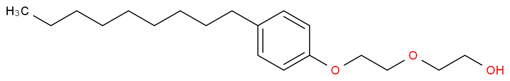 2-[2-(4-nonylphenoxy)ethoxy]ethan-1-ol_分子结构_CAS_68412-54-4