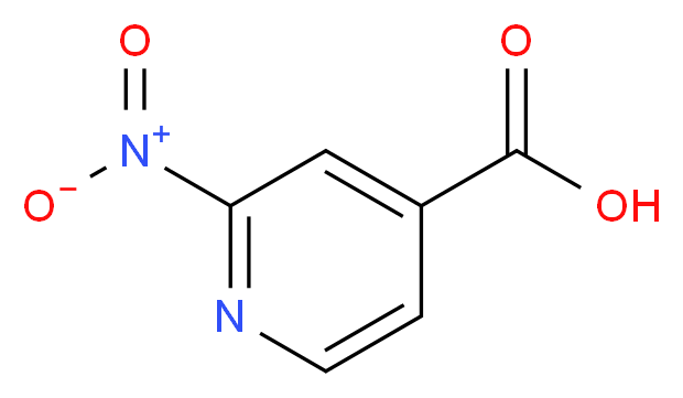 2-硝基吡啶-4-羧酸_分子结构_CAS_33225-74-0)