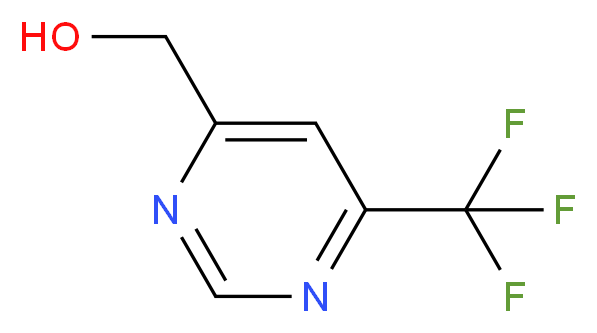 [6-(trifluoromethyl)pyrimidin-4-yl]methanol_分子结构_CAS_1356111-18-6