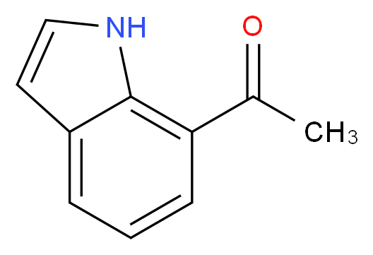 7-Acetyl-1H-indole_分子结构_CAS_104019-20-7)