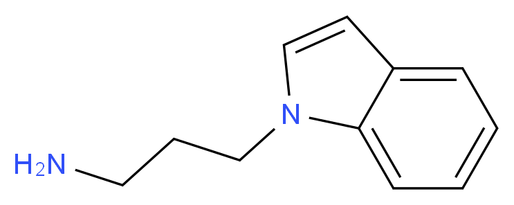 3-(1H-indol-1-yl)propan-1-amine_分子结构_CAS_46170-17-6)