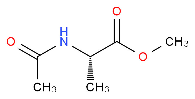 methyl (2S)-2-acetamidopropanoate_分子结构_CAS_3619-02-1