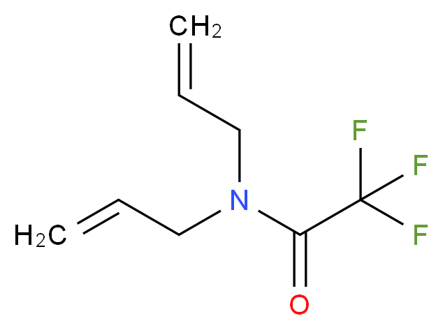 N,N-二烯丙基-2,2,2-三氟乙酰胺_分子结构_CAS_14618-49-6)