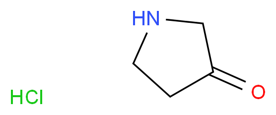 Pyrrolidin-3-one hydrochloride_分子结构_CAS_3760-52-9)