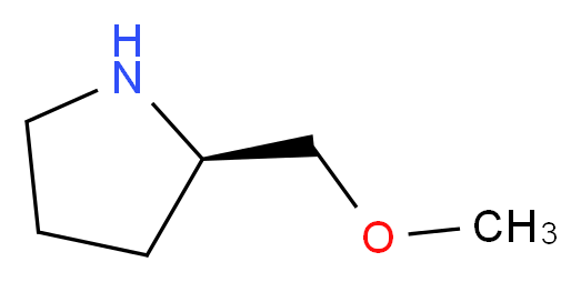 (R)-(-)-2-(甲氧基甲基)吡咯烷_分子结构_CAS_84025-81-0)