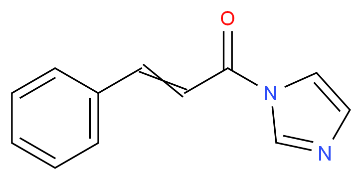 N-反式-肉桂酰基咪唑_分子结构_CAS_1138-15-4)