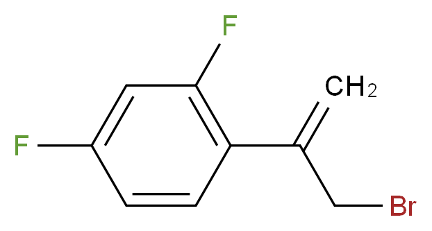 1-(3-bromoprop-1-en-2-yl)-2,4-difluorobenzene_分子结构_CAS_159276-58-1