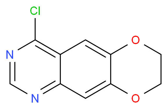 4-Chloro-6,7-dimethylenedioxyquinazoline_分子结构_CAS_52791-05-6)