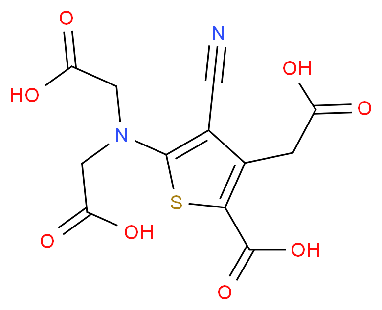 Ranelic acid_分子结构_CAS_135459-90-4)