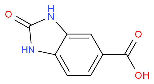 2-oxo-2,3-dihydro-1H-benzo[d]imidazole-5-carboxylic acid_分子结构_CAS_)