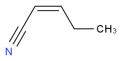 (2Z)-pent-2-enenitrile_分子结构_CAS_25899-50-7